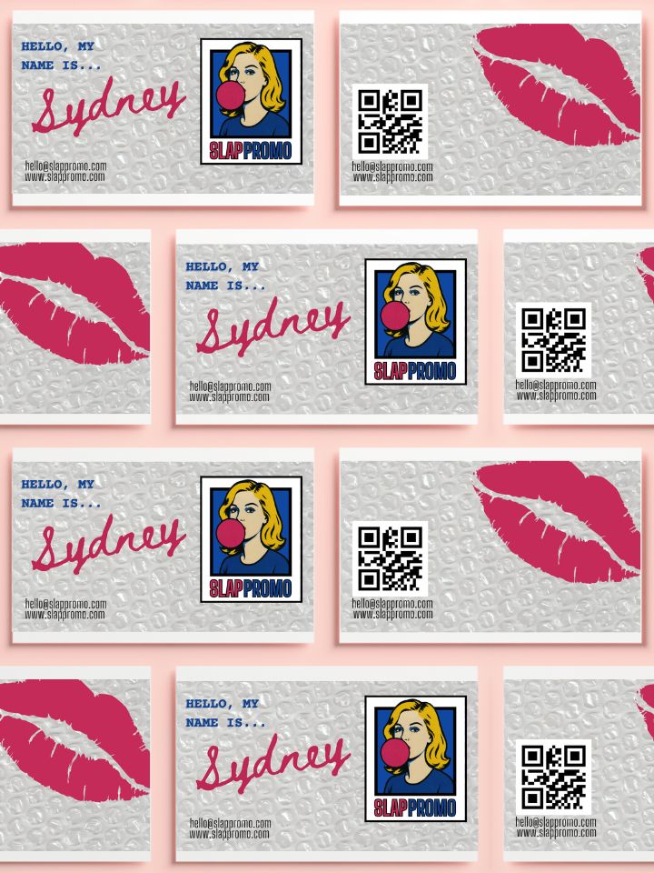 Slap Promo Custom Printed Business Cards in Bose, Idaho